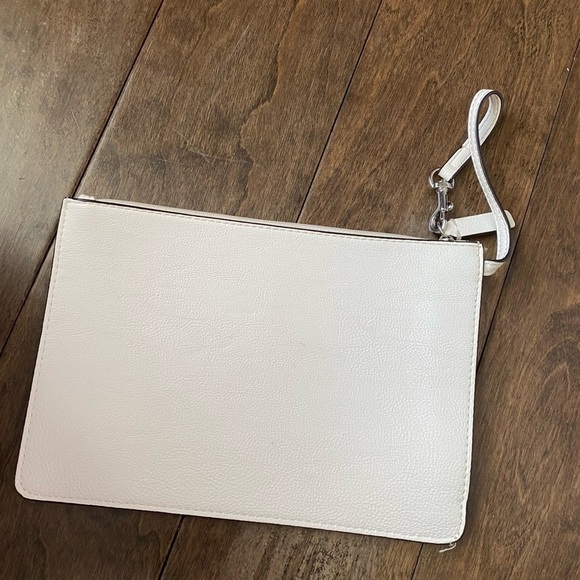 Calvin Klein white weave maxi tote bag with matching wristlet - Picture 12 of 16